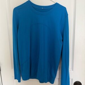 Vibrant Blue Long Sleeve Shirt
